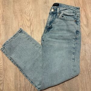 Aeropostale Womens Light Blue Straight Jeans
